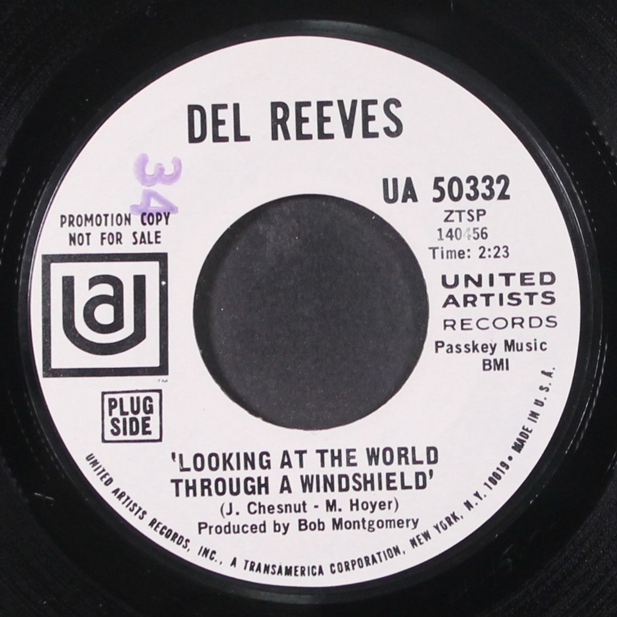 looking at the world through a windshield by DEL REEVES