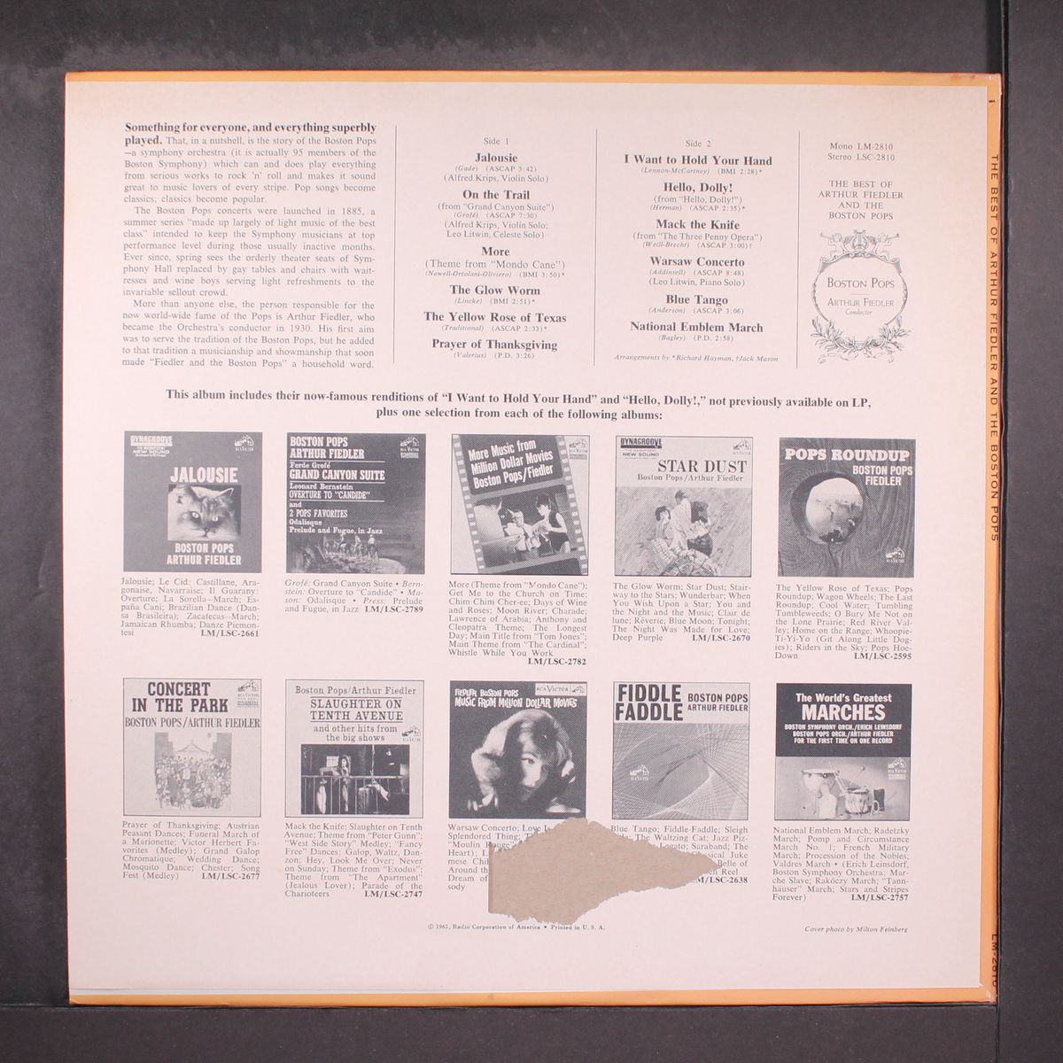 best of by ARTHUR FIEDLER & BOSTON POPS