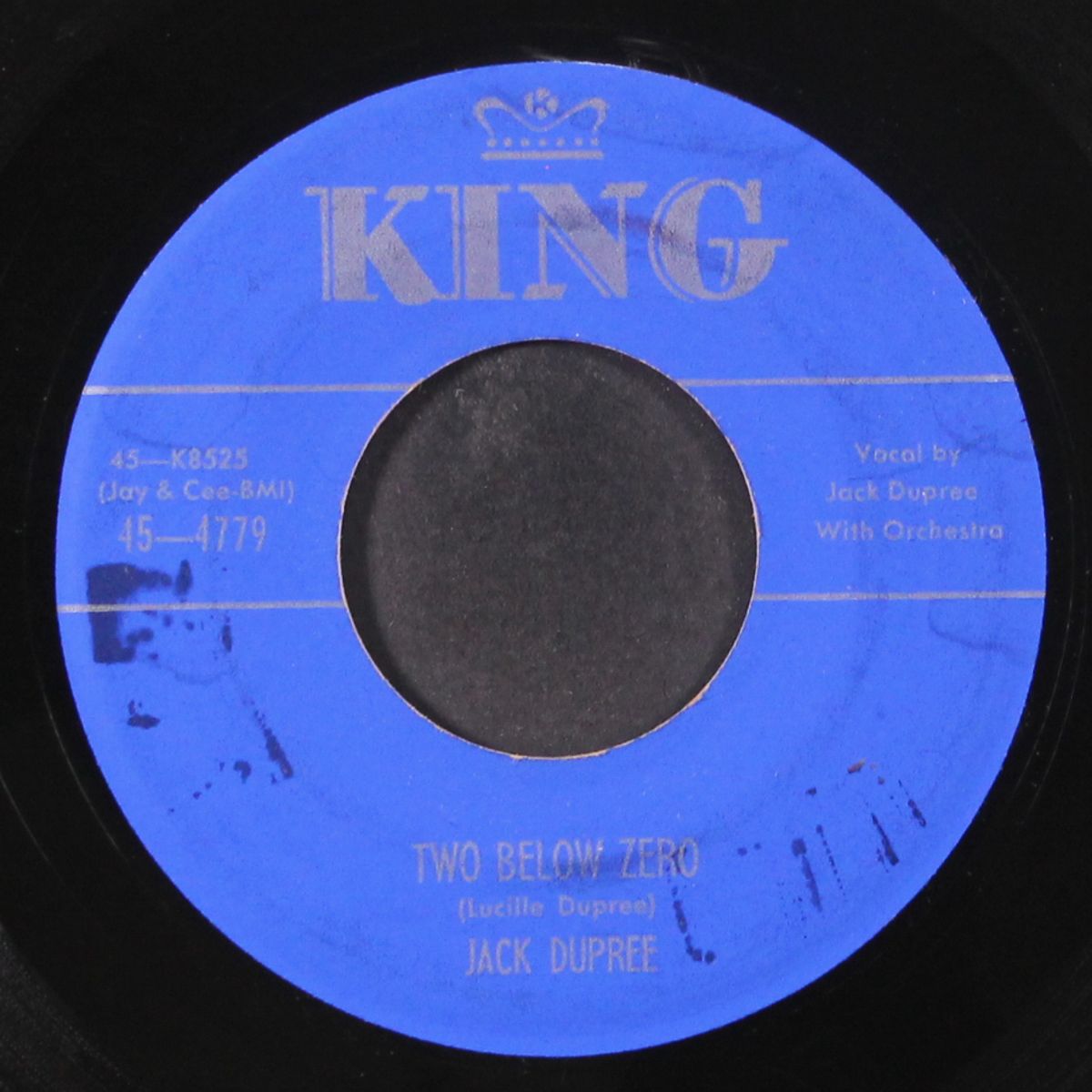 two below zero / blues for everybody by JACK DUPREE