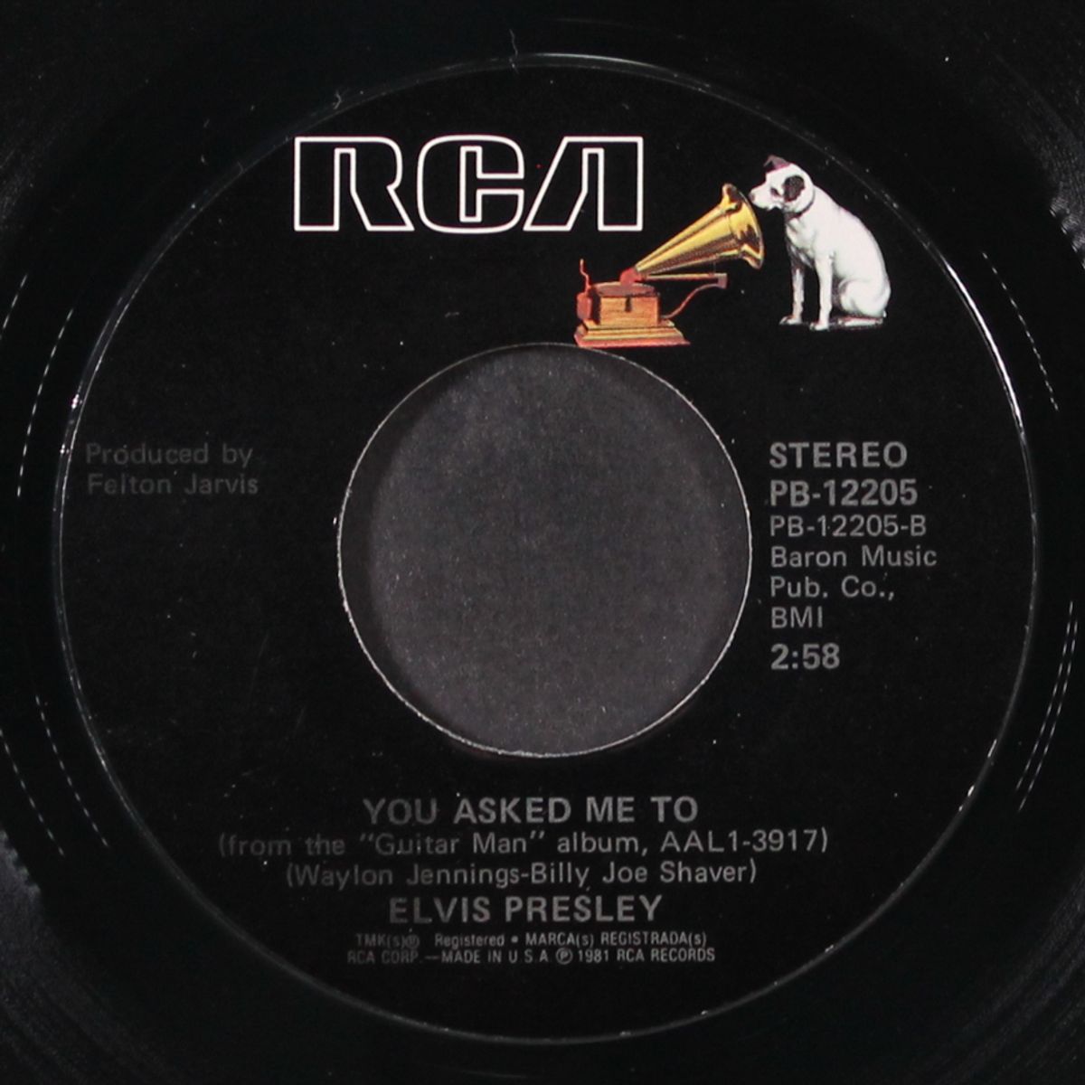 lovin' arms / you asked me to by ELVIS PRESLEY
