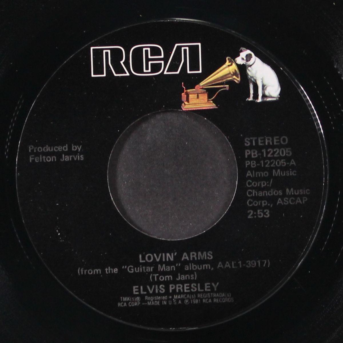 lovin' arms / you asked me to by ELVIS PRESLEY