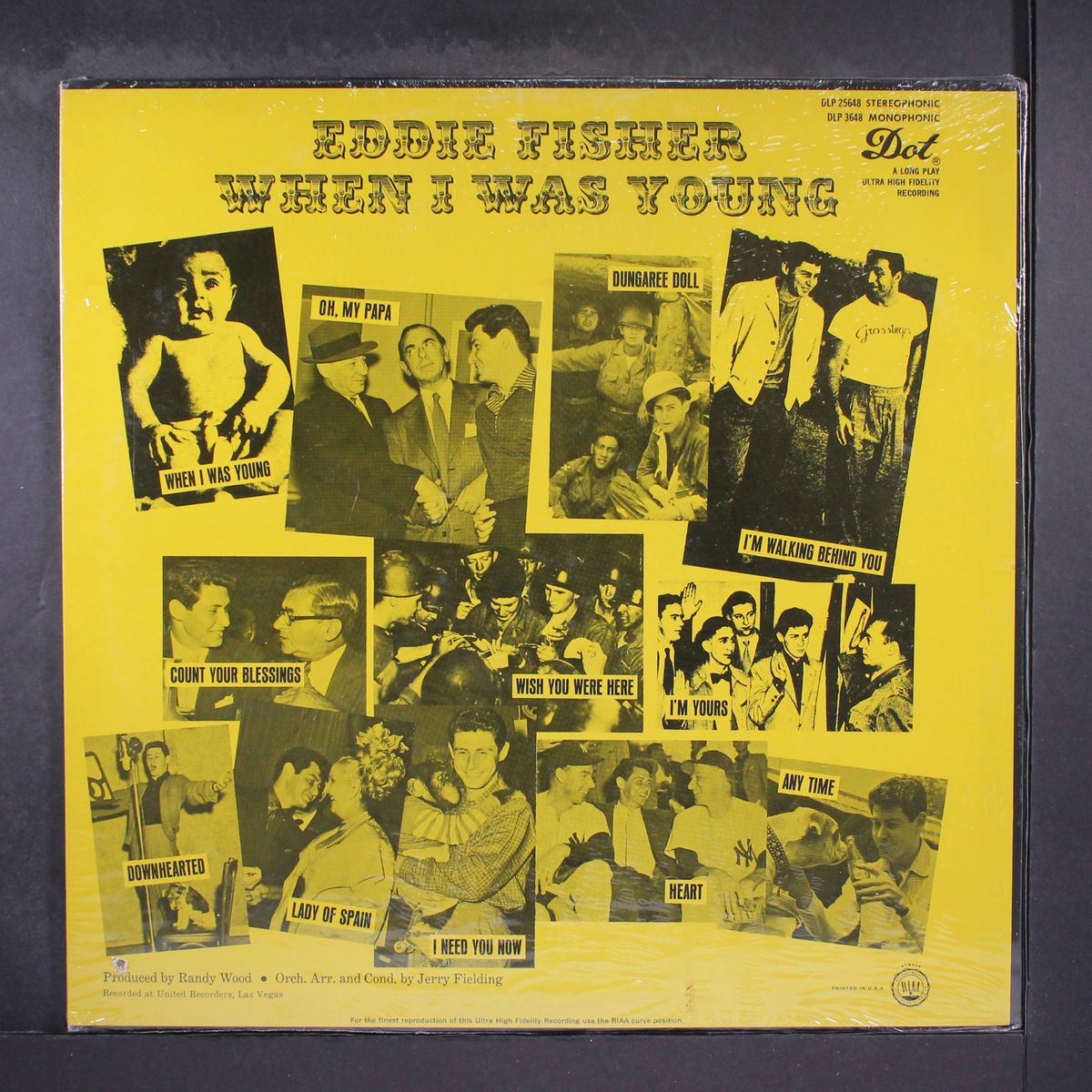 when i was young by EDDIE FISHER