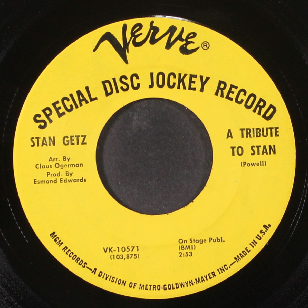 my own true love by STAN GETZ