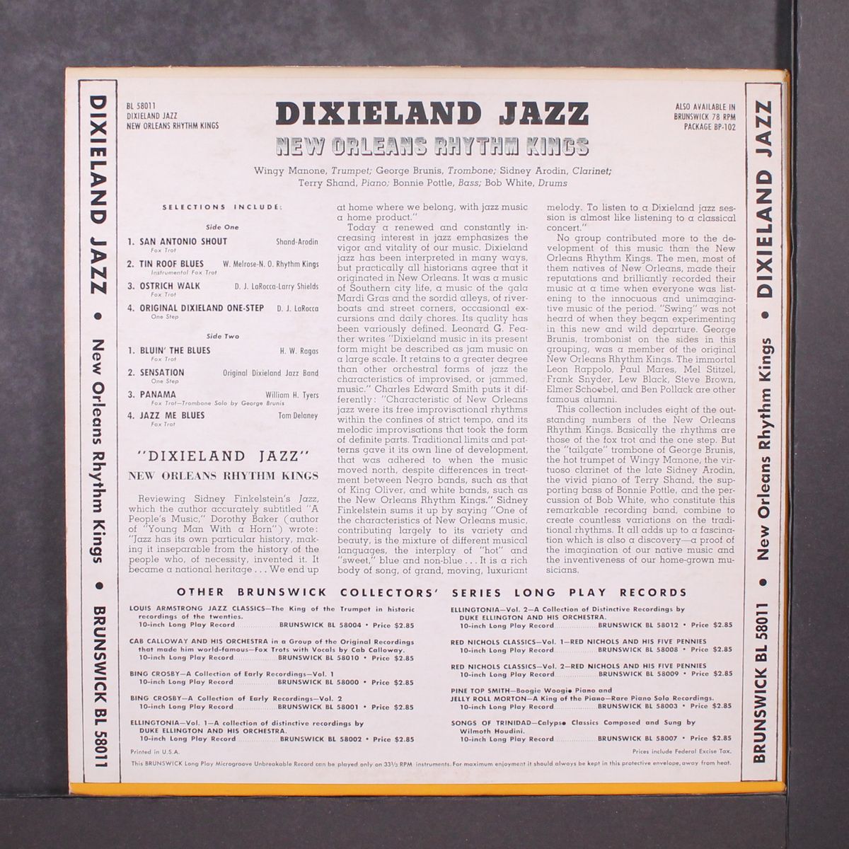dixieland jazz by NEW ORLEANS RHYTHM KINGS
