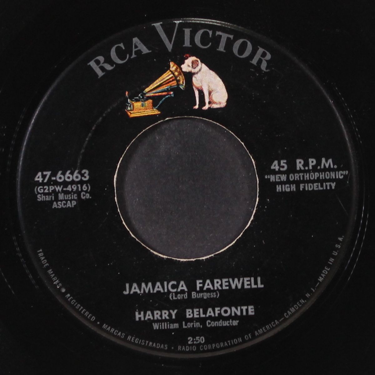 jamaica farewell by HARRY BELAFONTE
