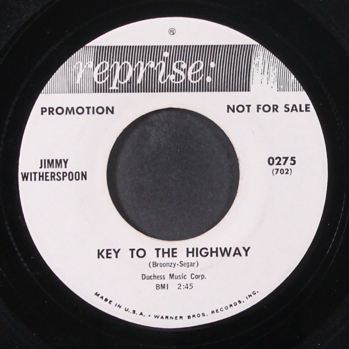 key to the highway / i'd rather drink muddy water by JIMMY WITHERSPOON