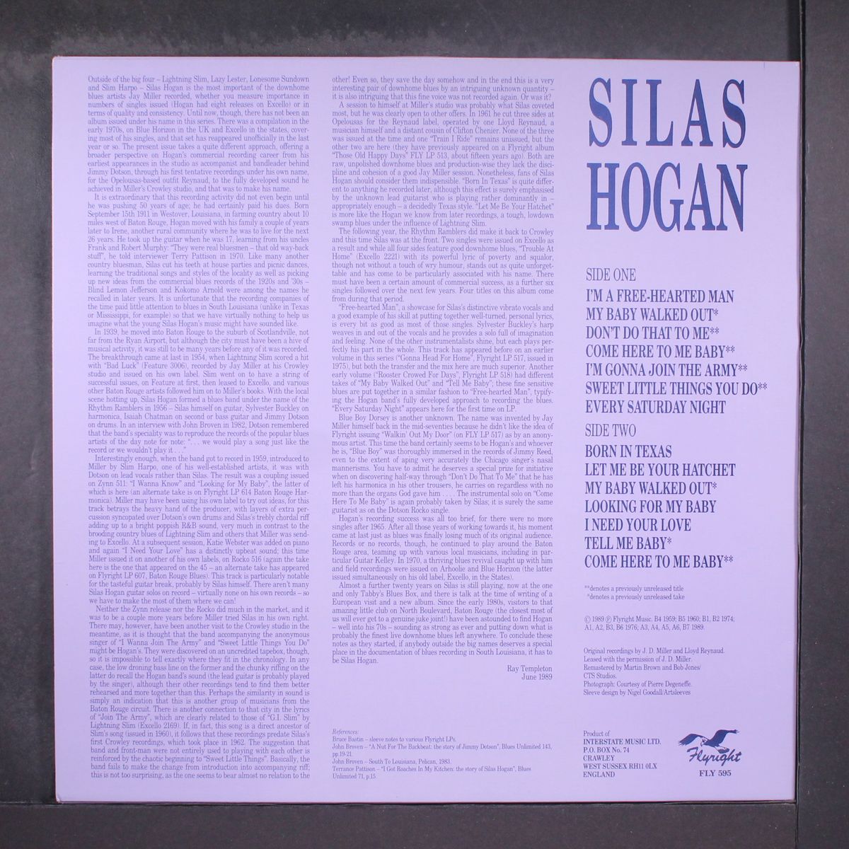 i'm a free hearted man by SILAS HOGAN