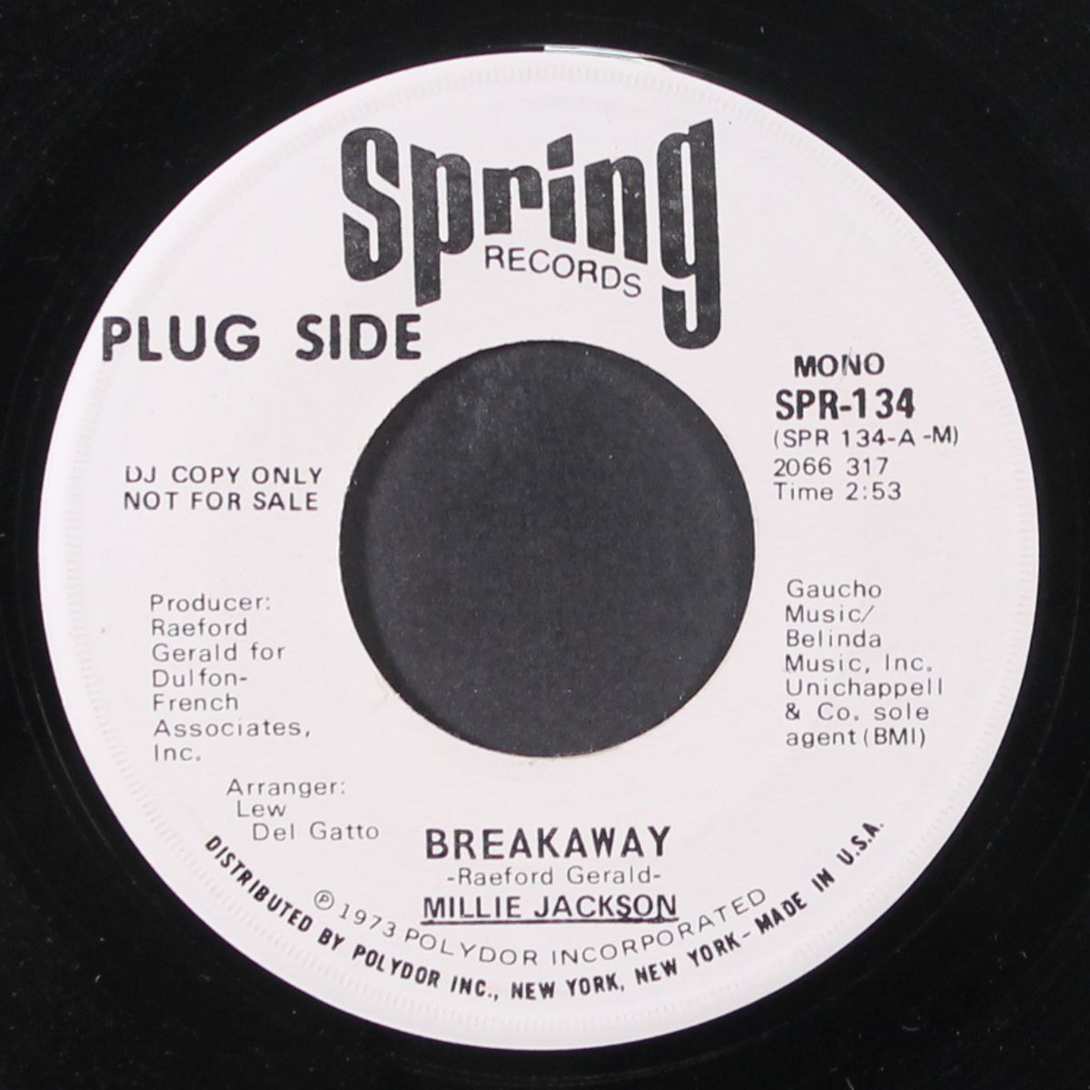 breakaway / strange things by MILLIE JACKSON