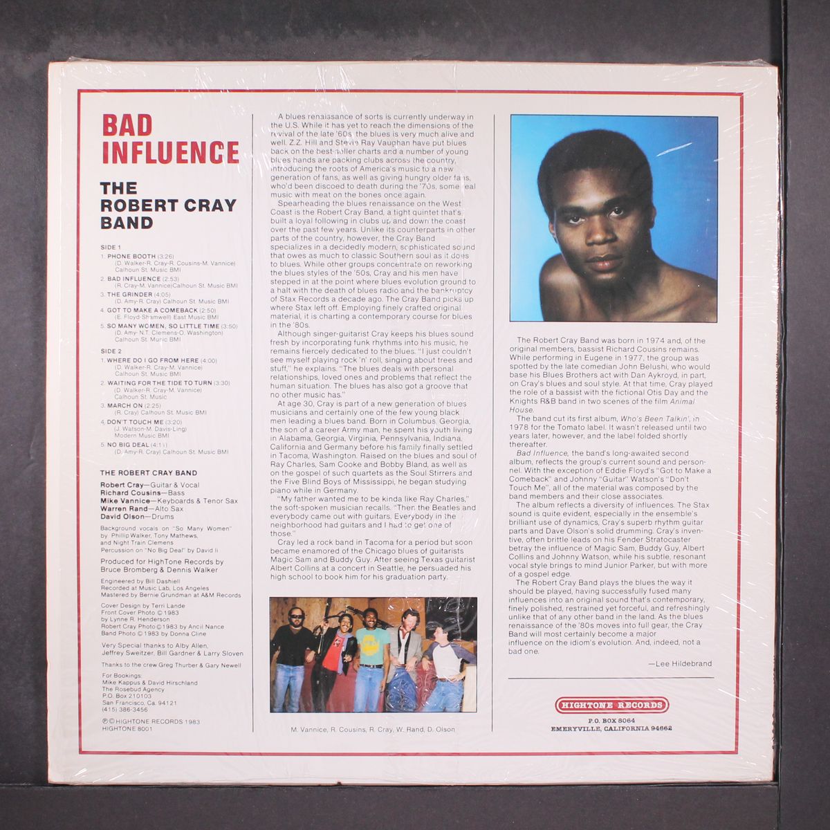 bad influence by ROBERT CRAY