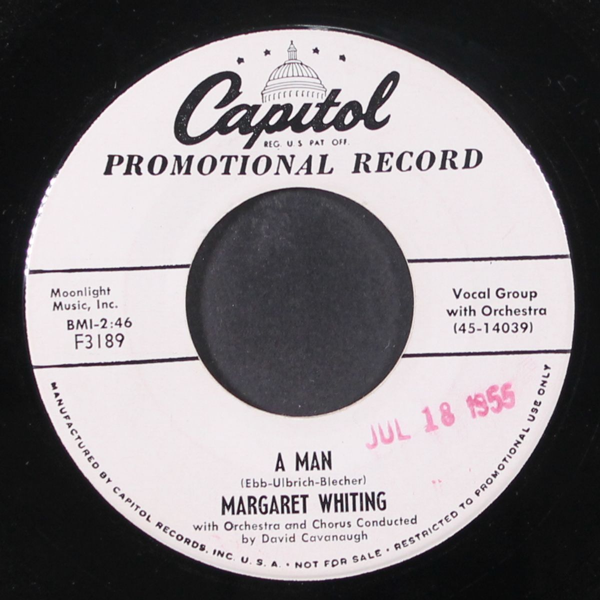 a man by MARGARET WHITING