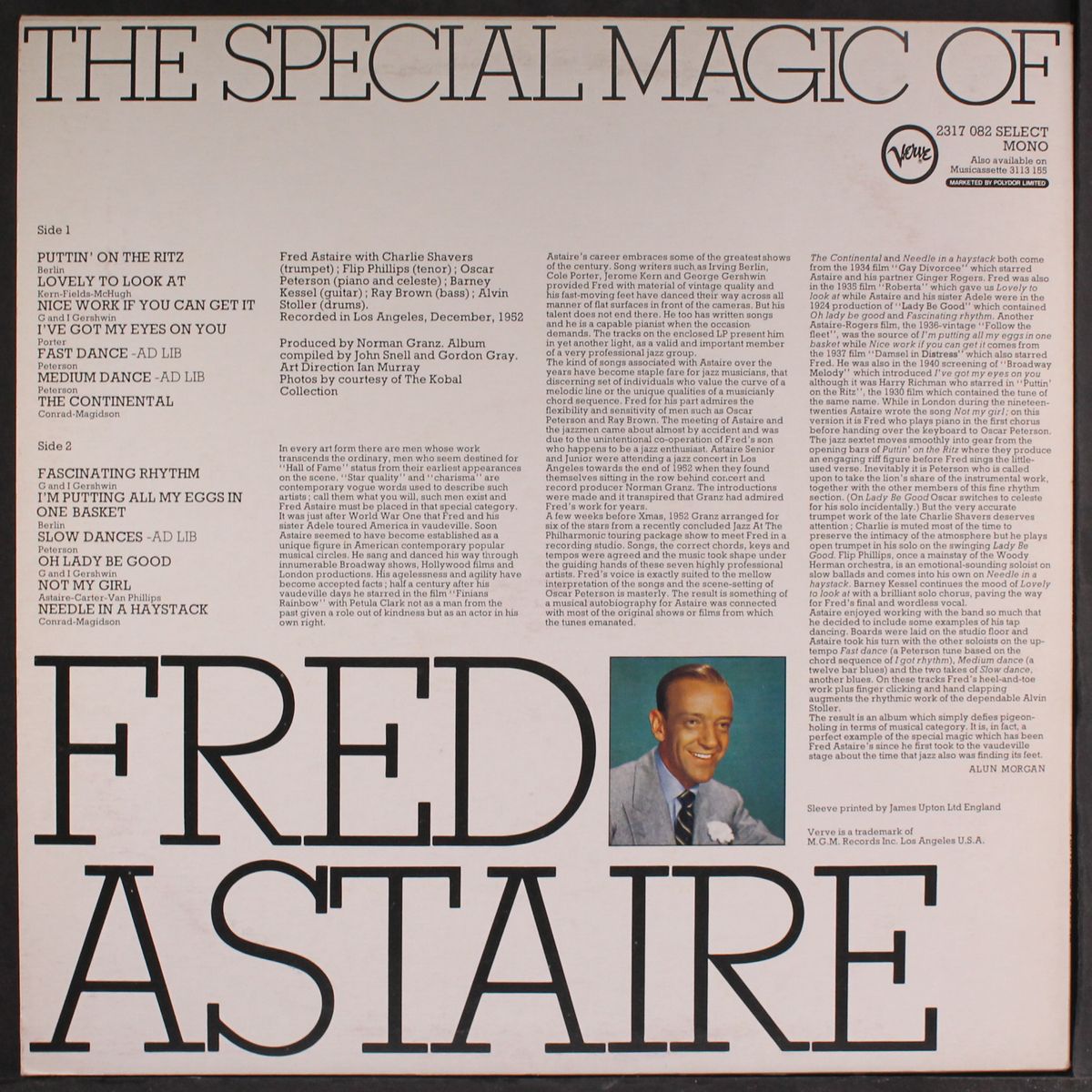 the special magic of by FRED ASTAIRE