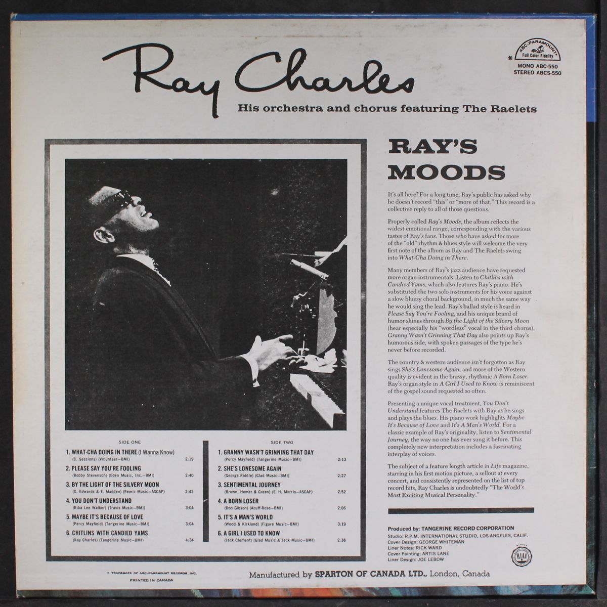 ray's moods by RAY CHARLES