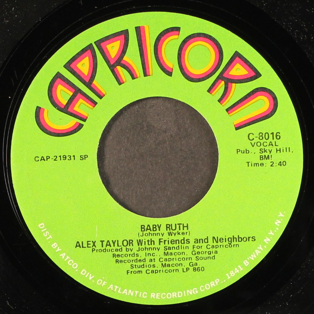 baby ruth / all in line by ALEX TAYLOR
