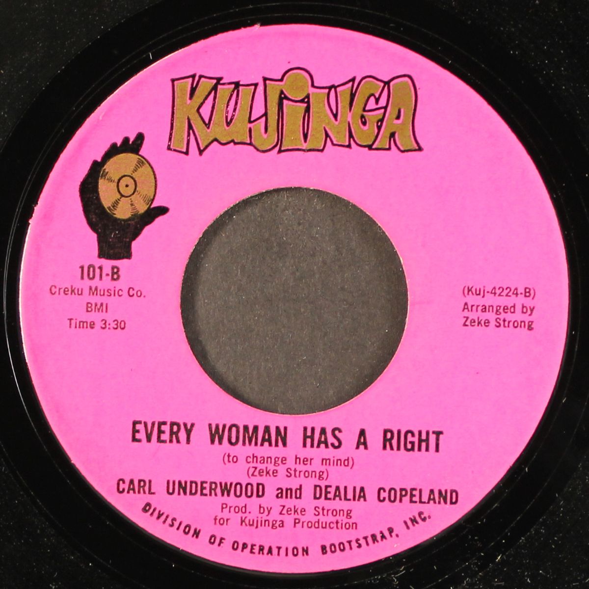 i laugh and talk / every woman has a right by CARL UNDERWOOD & DEALIA COPELAND