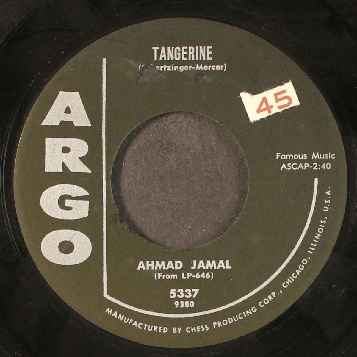 tangerine / seleritus by AHMAD JAMAL