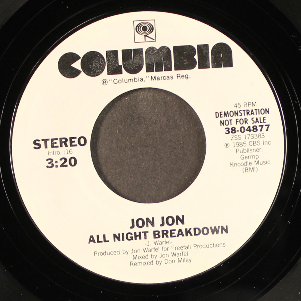all night breakdown by JON JON
