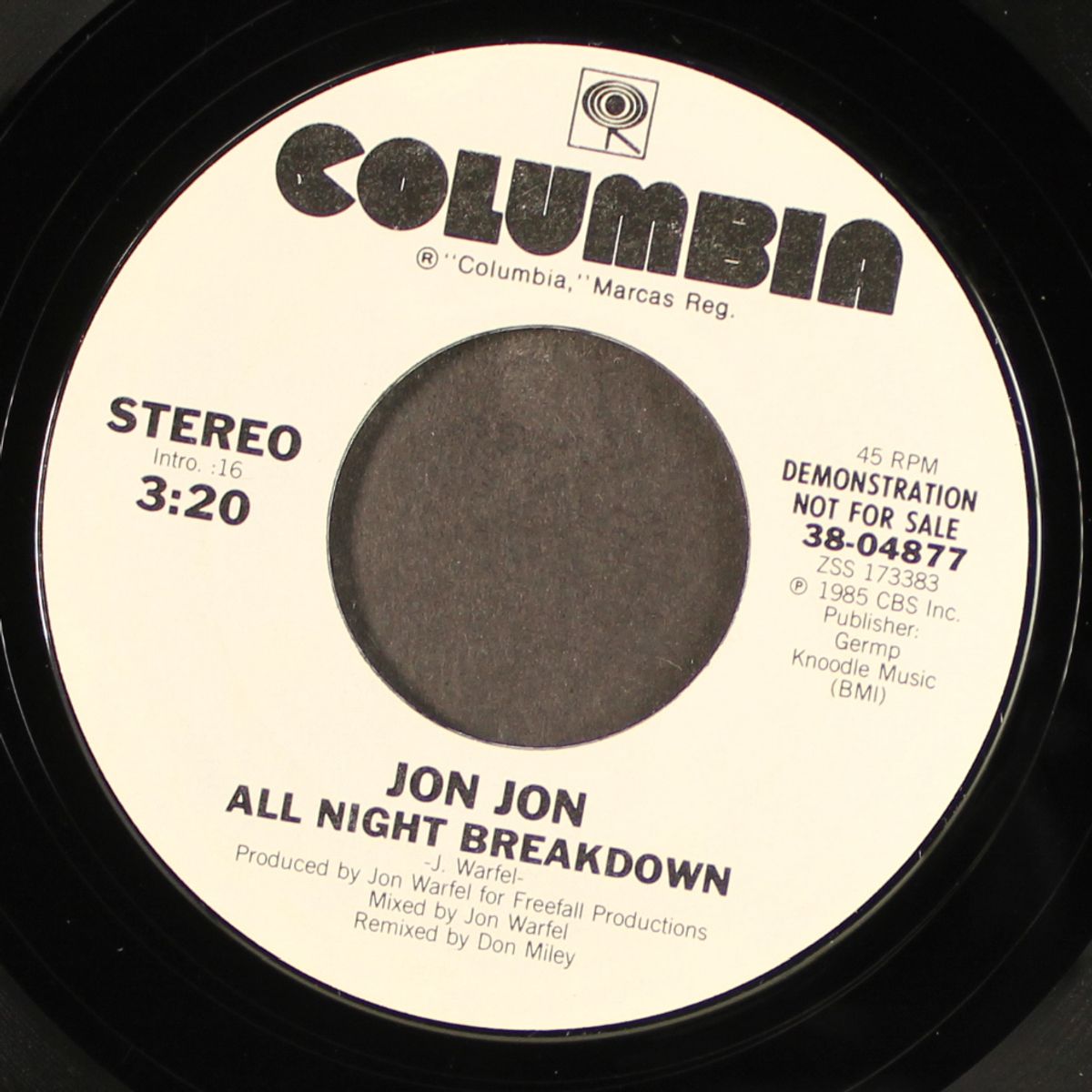 all night breakdown by JON JON