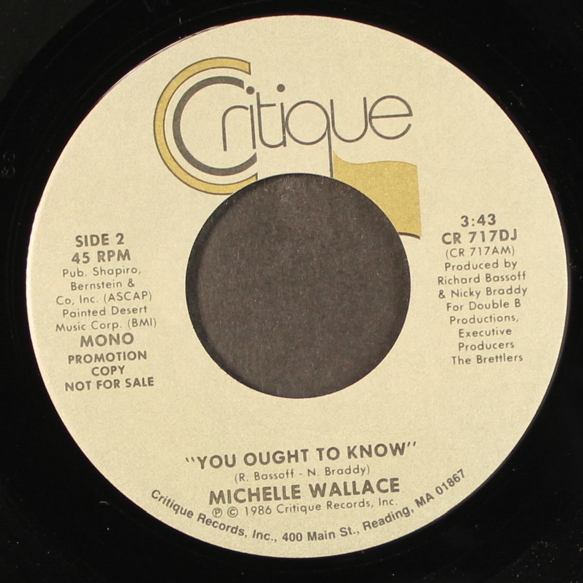 you ought to know / mono by MICHELLE WALLACE