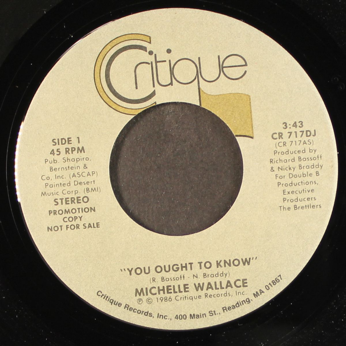 you ought to know / mono by MICHELLE WALLACE
