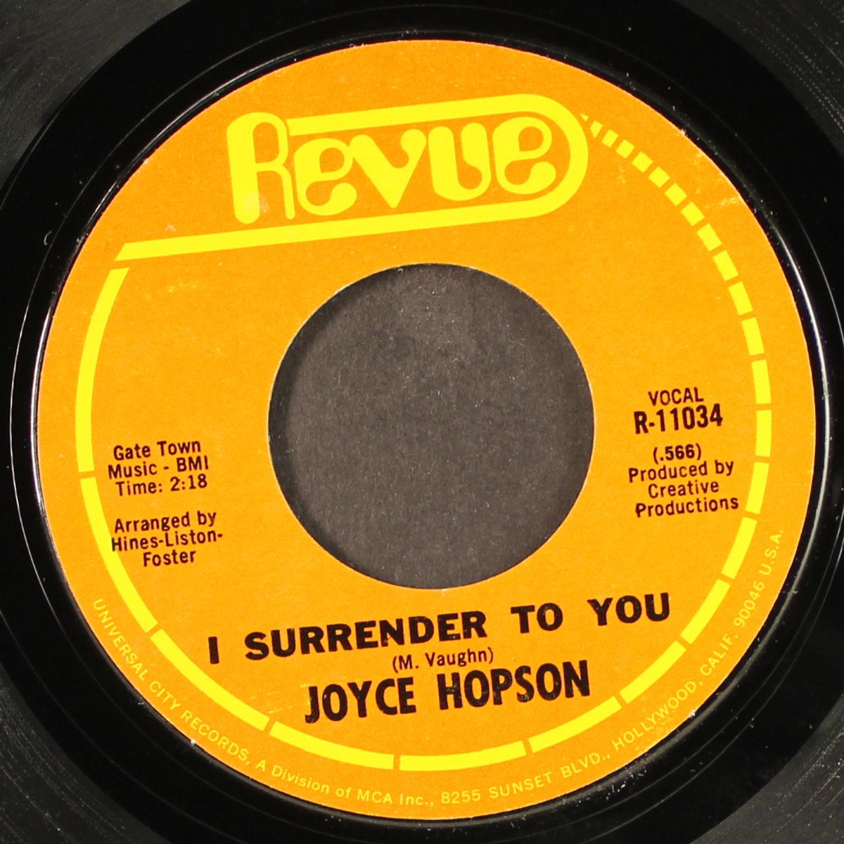 i surrender to you / this time by JOYCE HOPSON