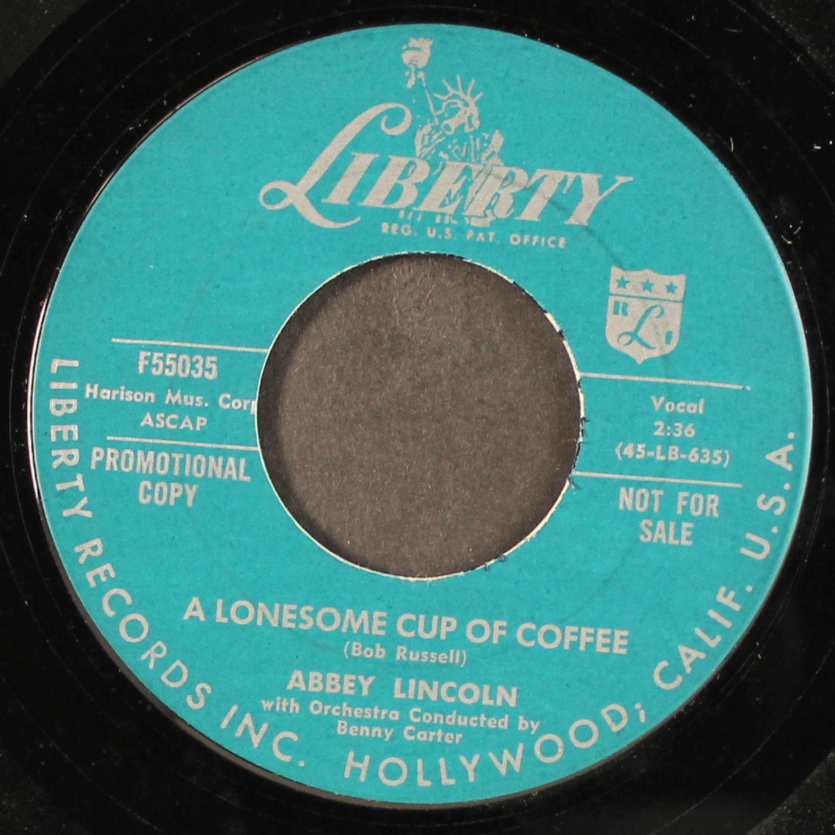 a lonesome cup of coffee / i didn't say yes by ABBEY LINCOLN