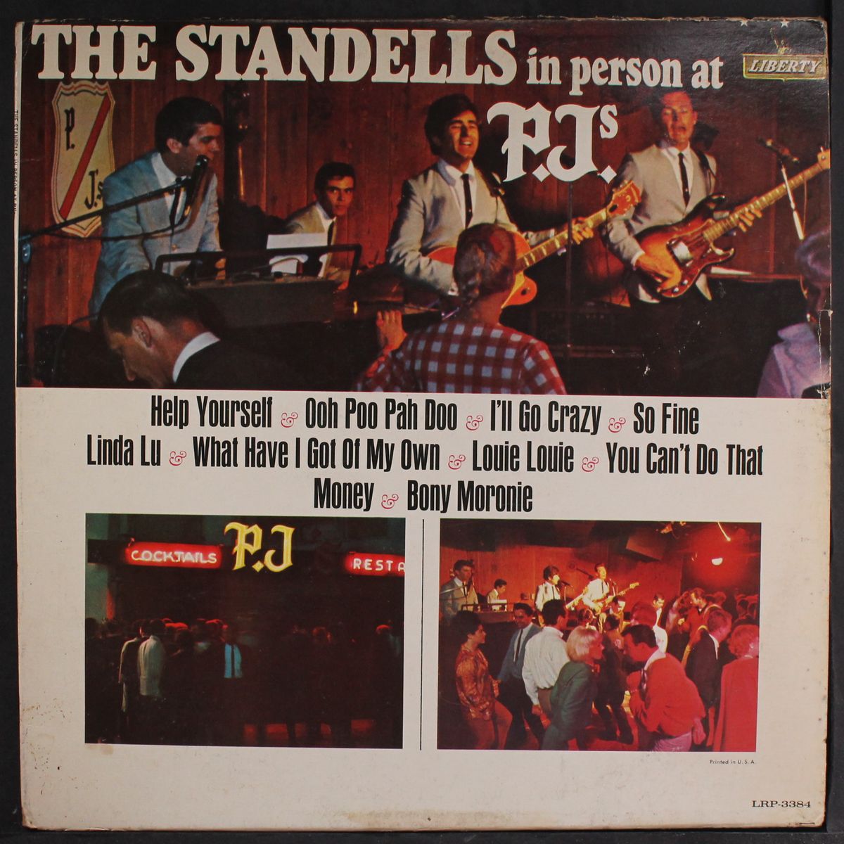 in person at p.j.'s by STANDELLS