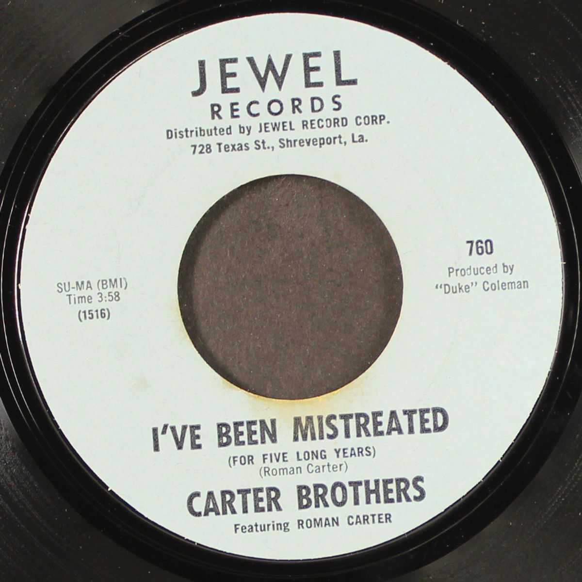i don't care / i've been mistreated by CARTER BROTHERS