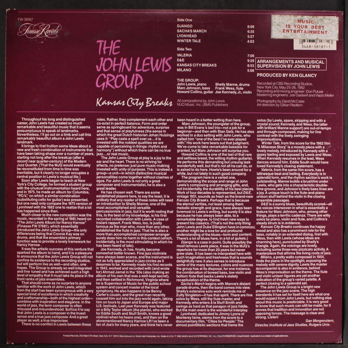 kansas city breaks by JOHN LEWIS