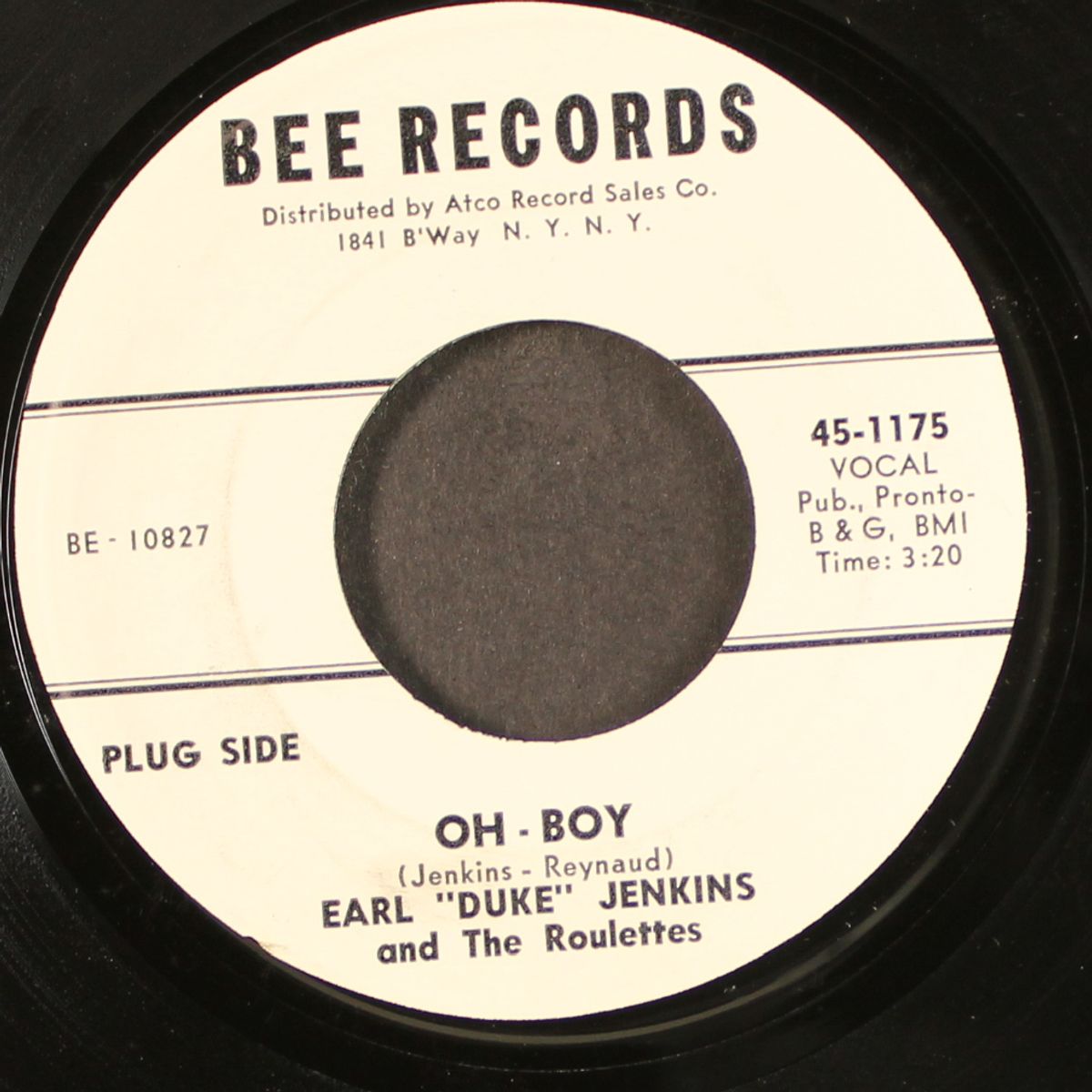 oh-boy / misusin' me by EARL "DUKE" JENKINS