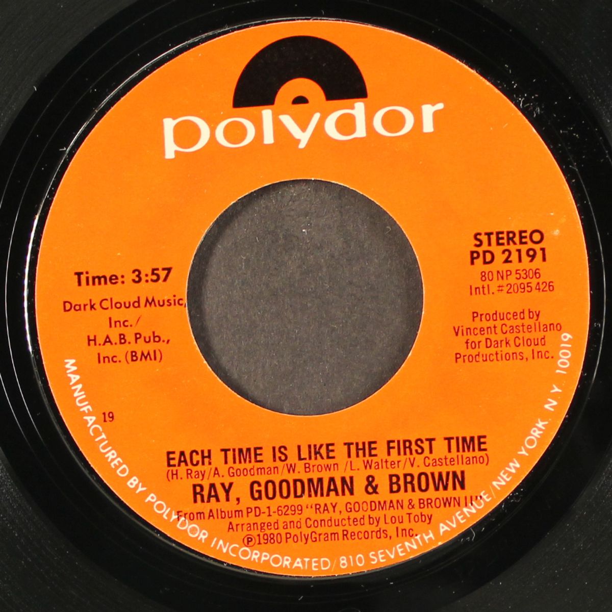 how can love so right / each time is like the first time by RAY, GOODMAN & BROWN