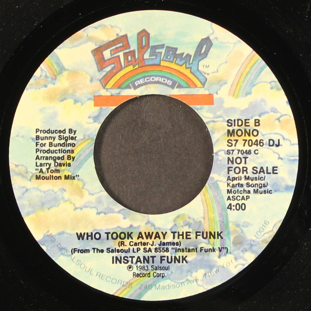 who took away the funk / mono by INSTANT FUNK