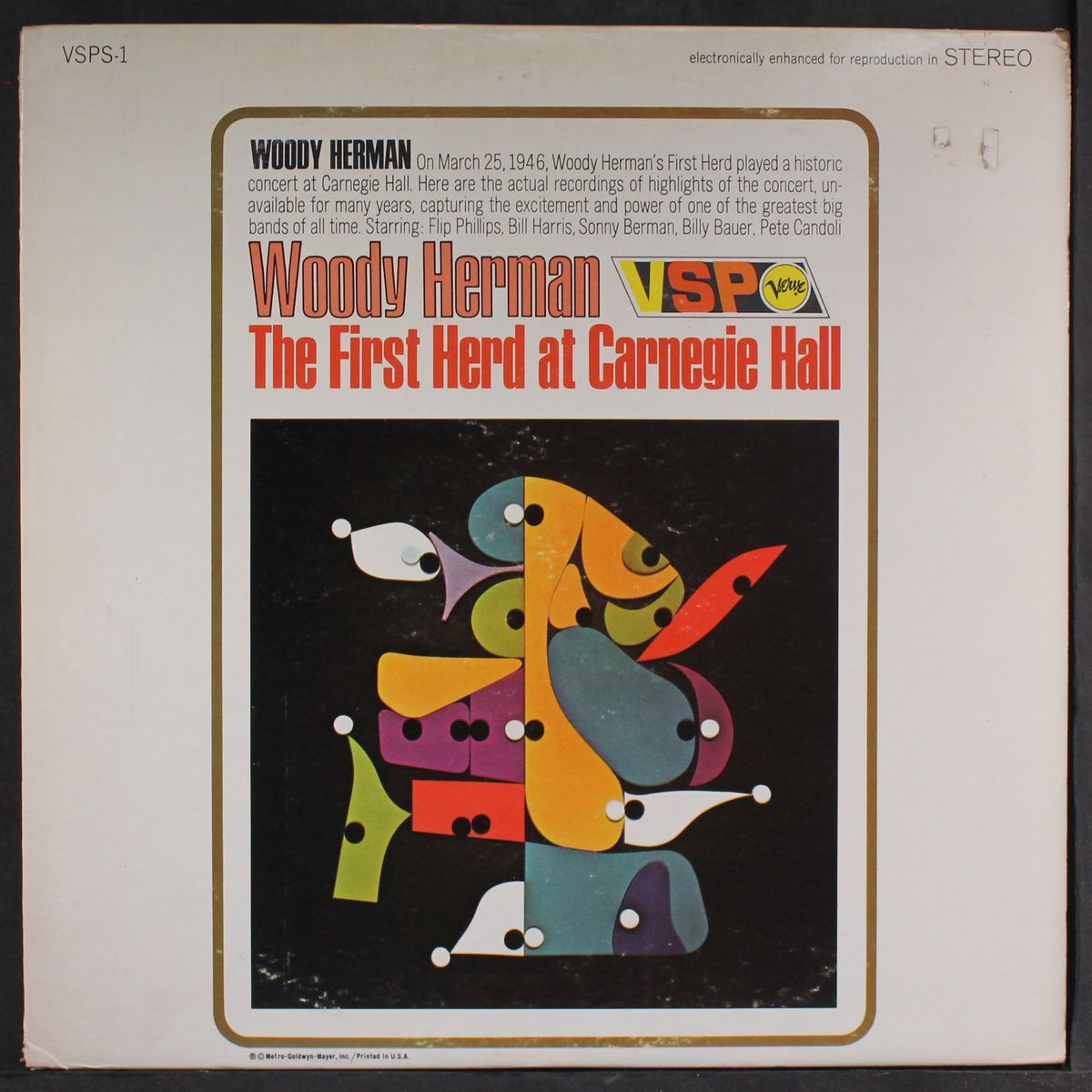 the first herd at carnegie hall by WOODY HERMAN