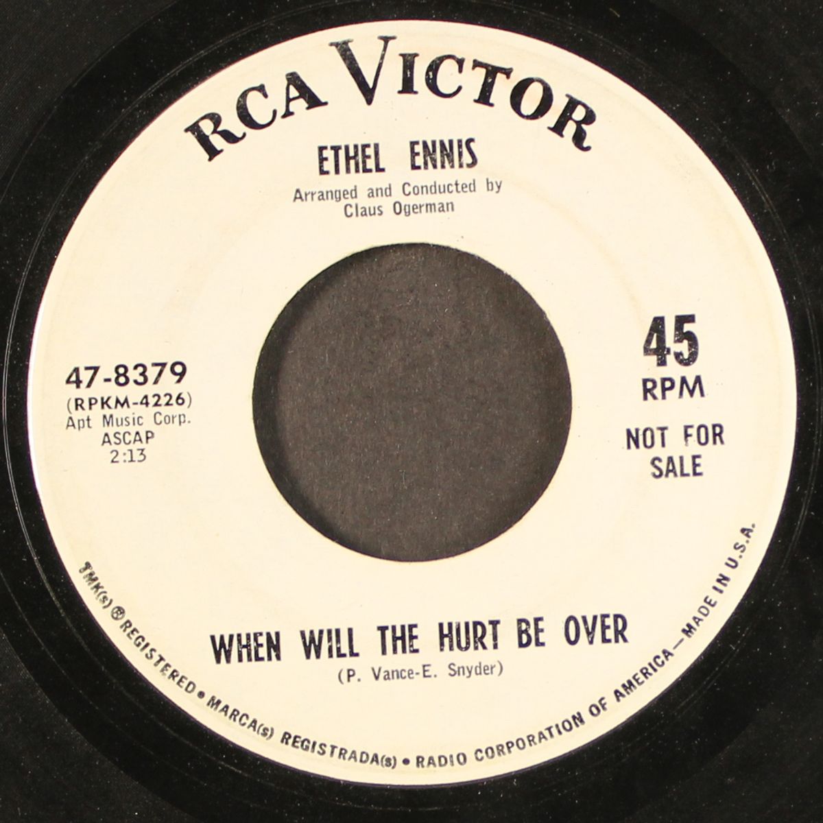 the boy from ipanema / when will the hurt be over by ETHEL ENNIS