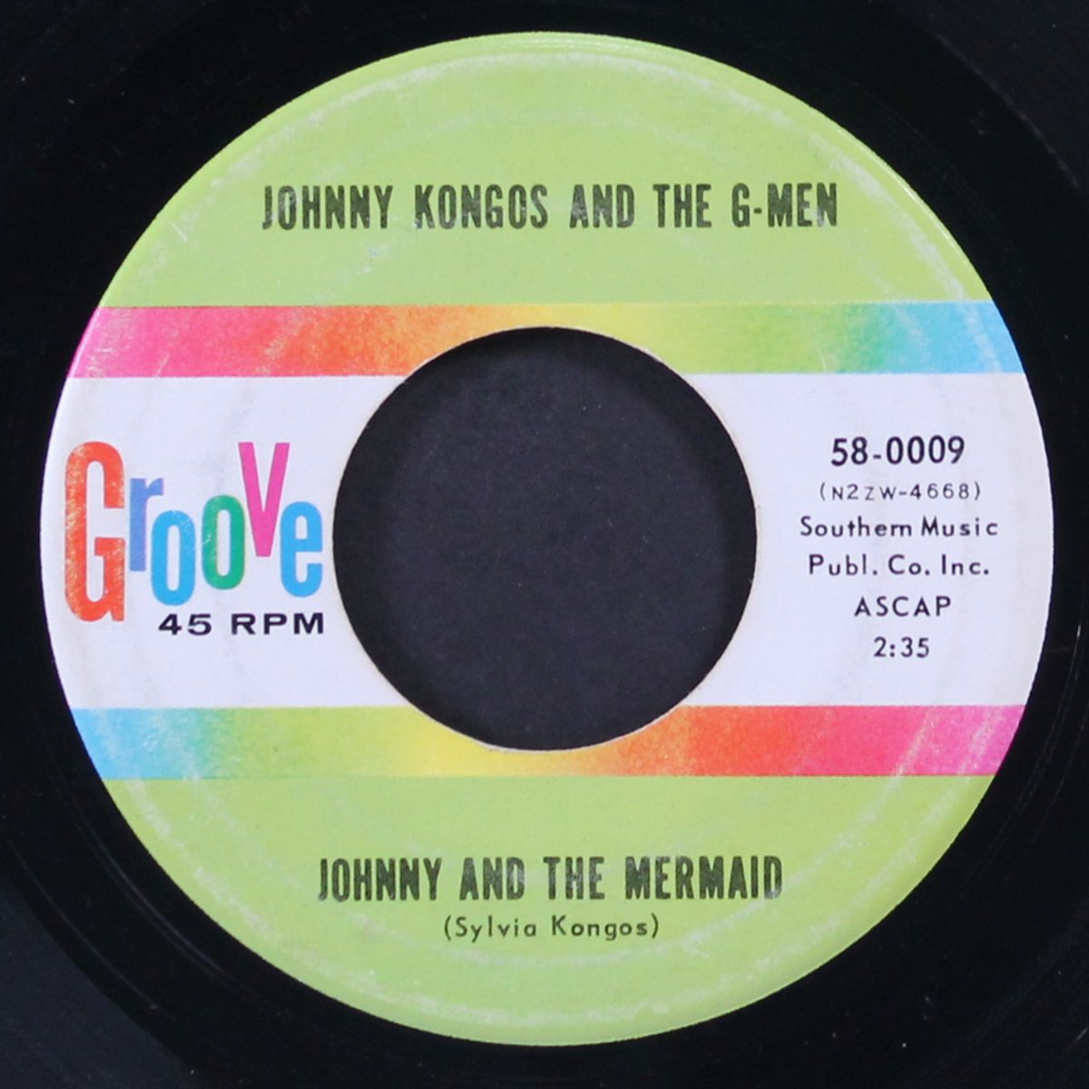 johnny and the mermaid / raunchy twist by JOHNNY KONGOS & G-MEN