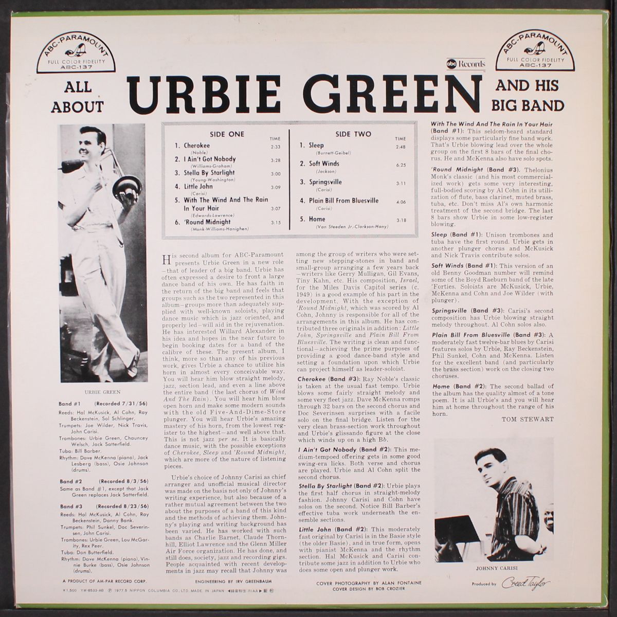 all about by URBIE GREEN