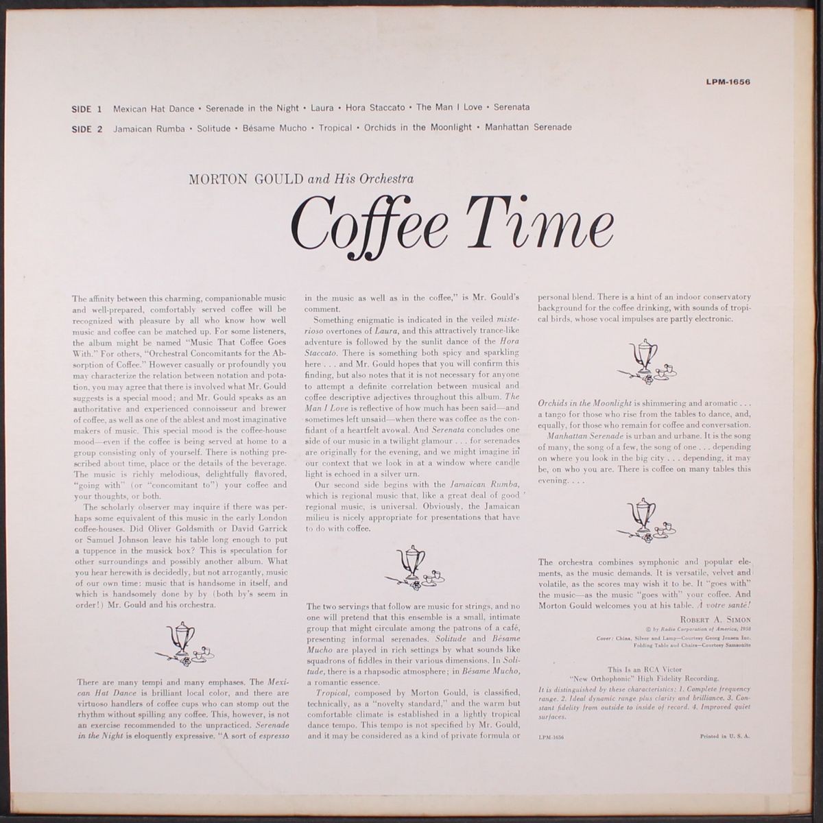 coffee time by MORTON GOULD
