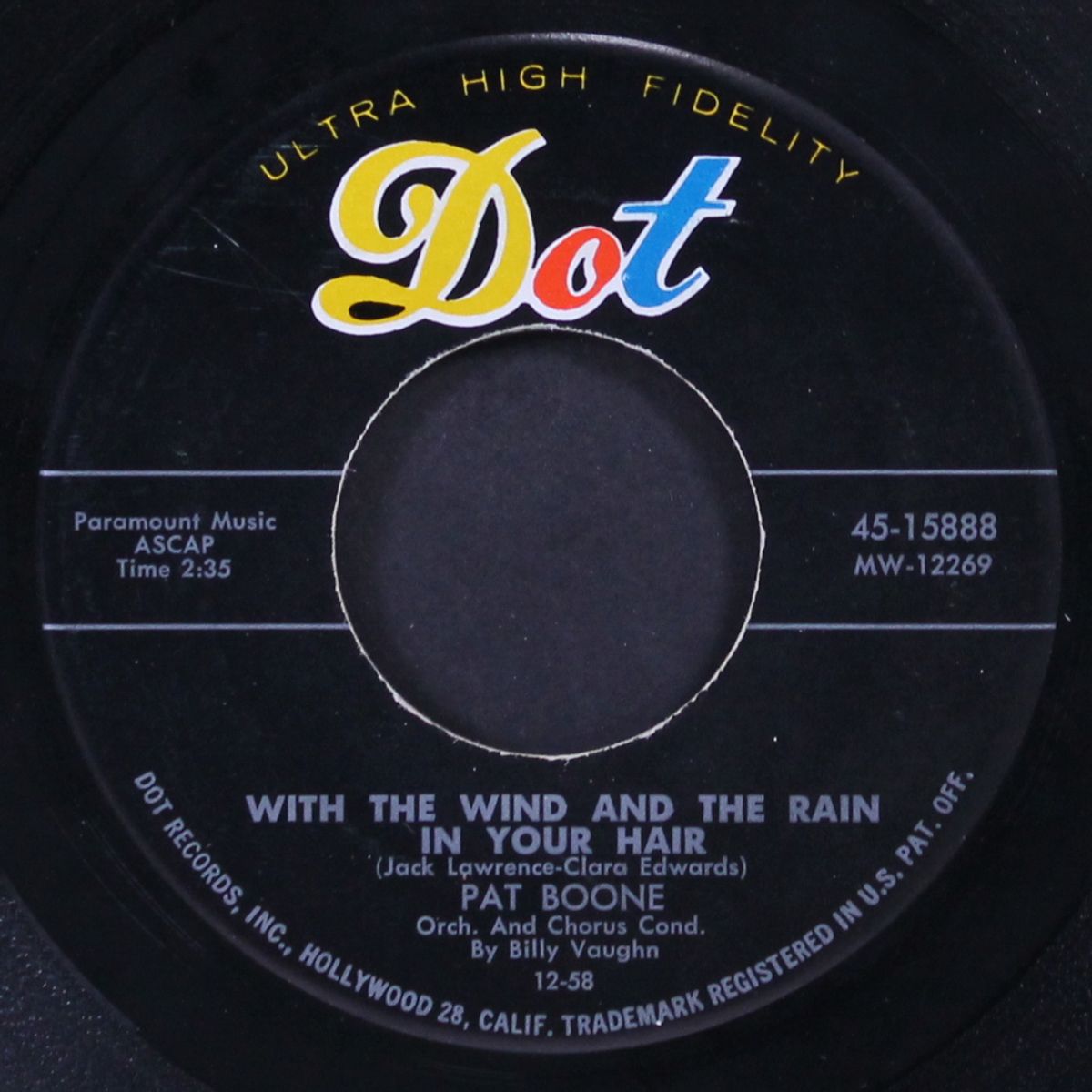 good rockin' tonight / with the wind and the rain in your hair by PAT BOONE
