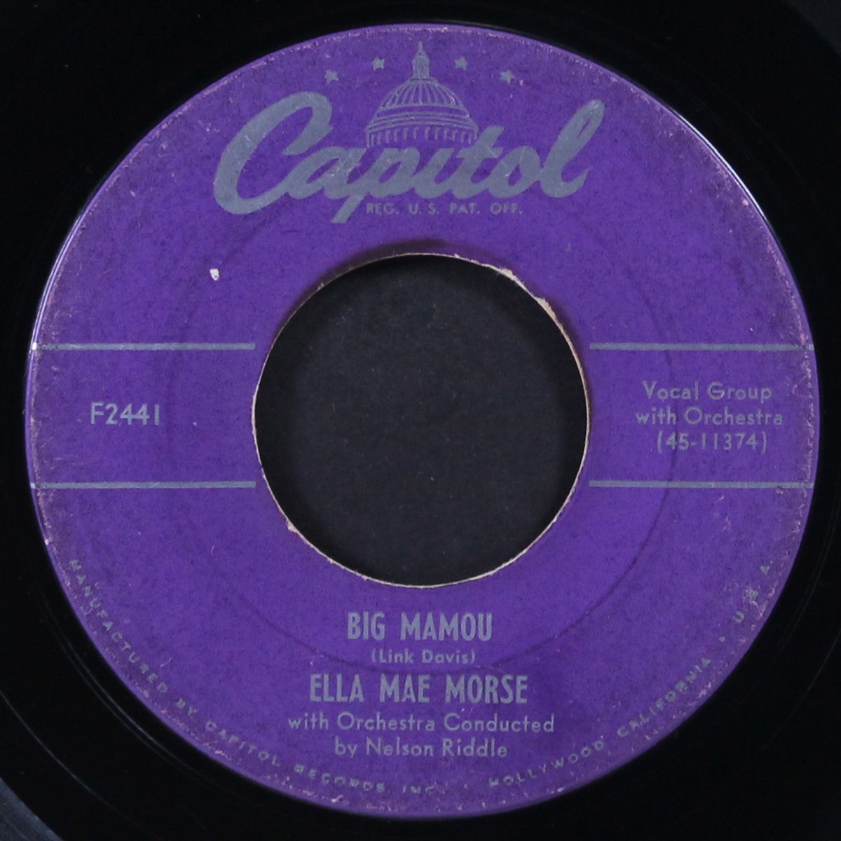 big mamou / is it any wonder by ELLA MAE MORSE