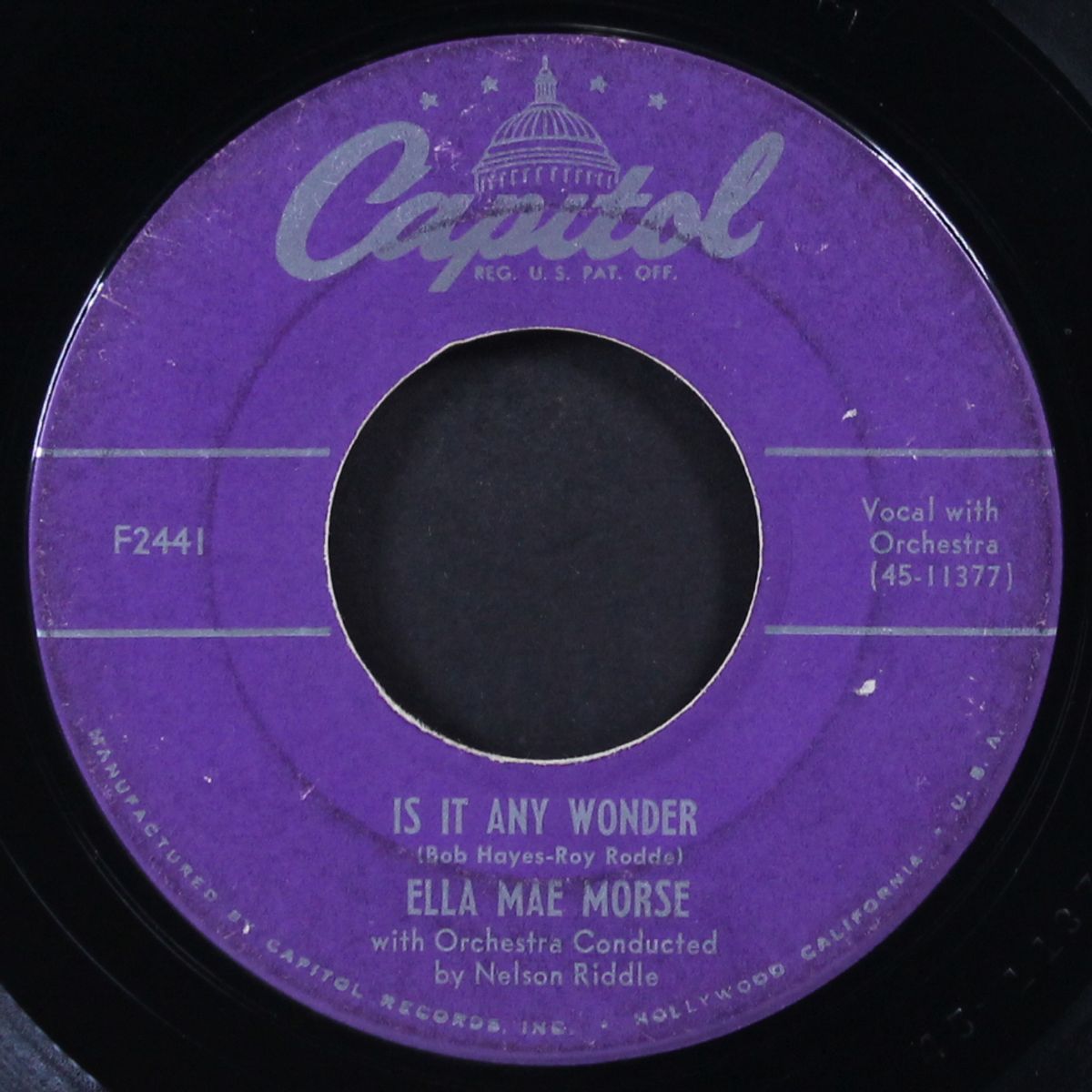 big mamou / is it any wonder by ELLA MAE MORSE