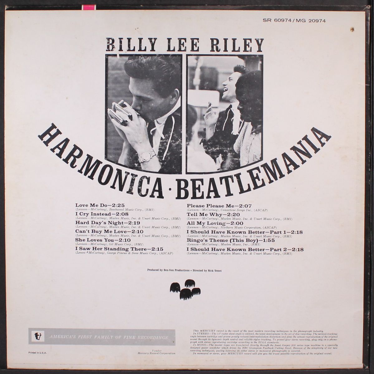 harmonica beatlemania by BILLY LEE RILEY