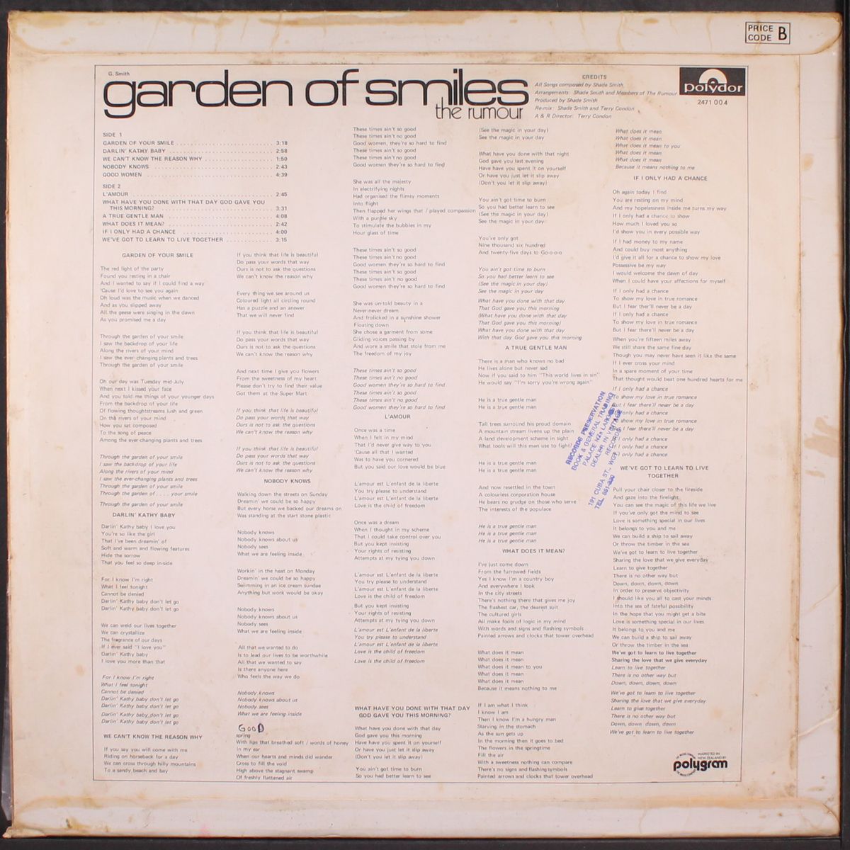 garden of smiles by RUMOUR