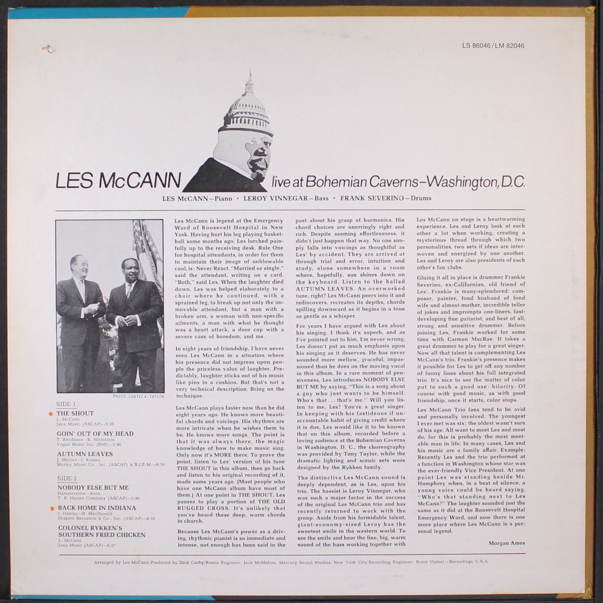 live at bohemian caverns by LES MCCANN