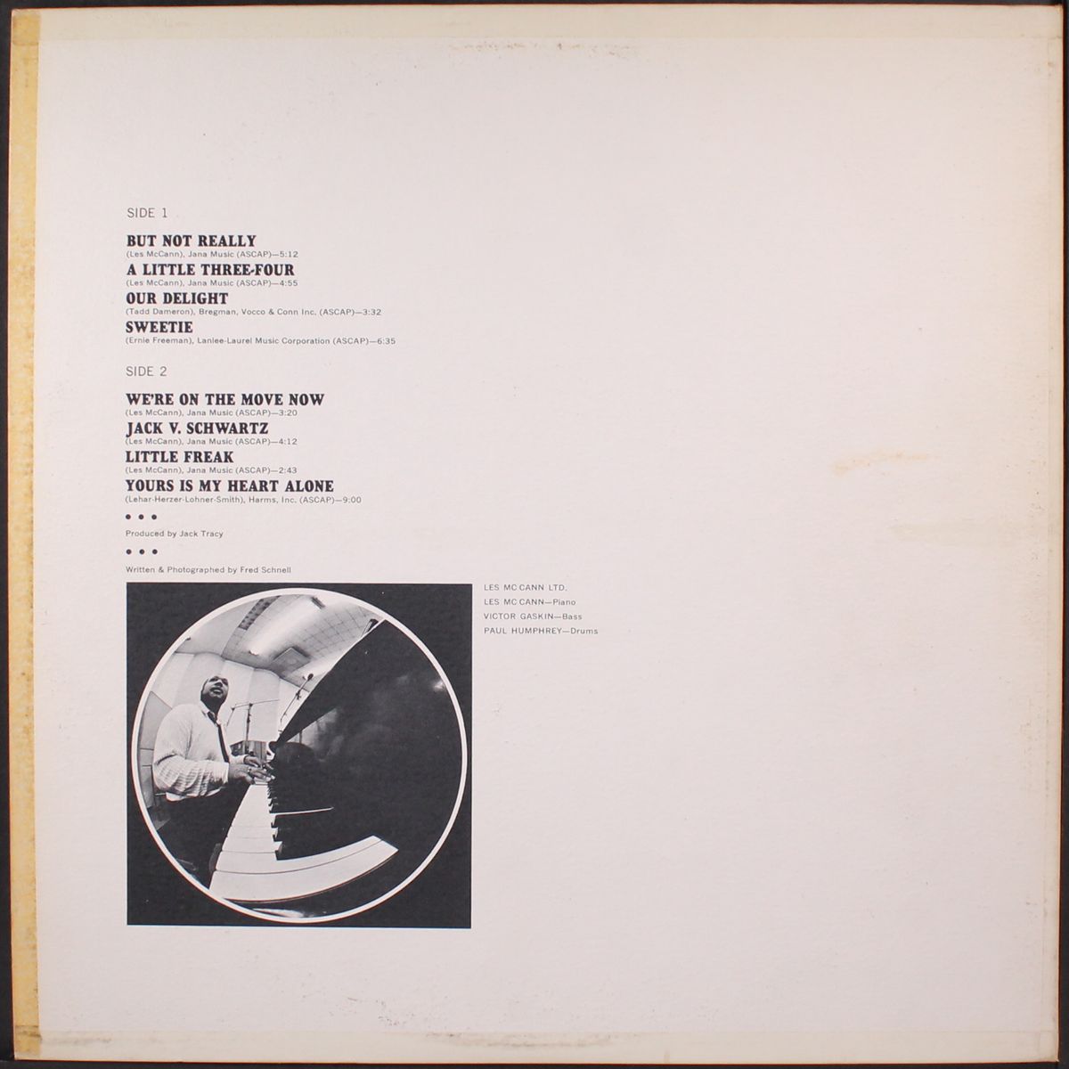 but not really by LES MCCANN