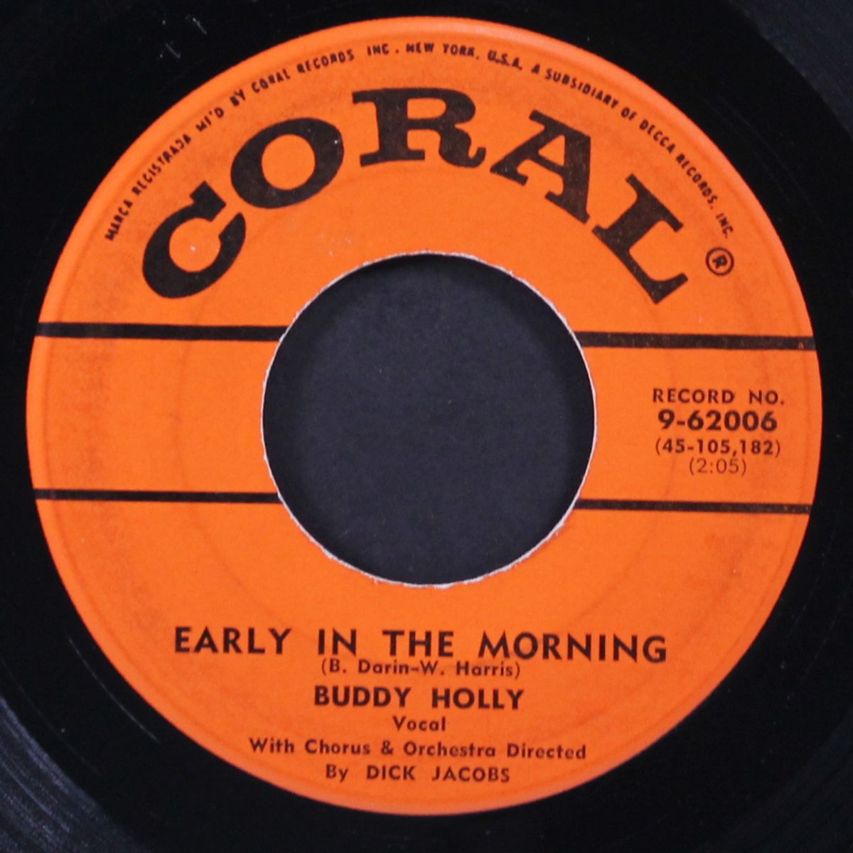 early in the morning / now we're one by BUDDY HOLLY
