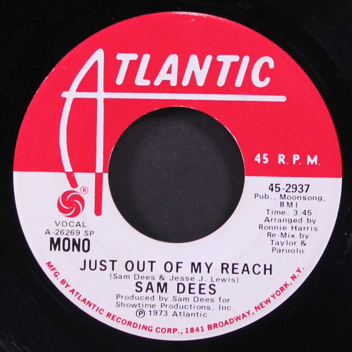 just out of my reach / mono by SAM DEES