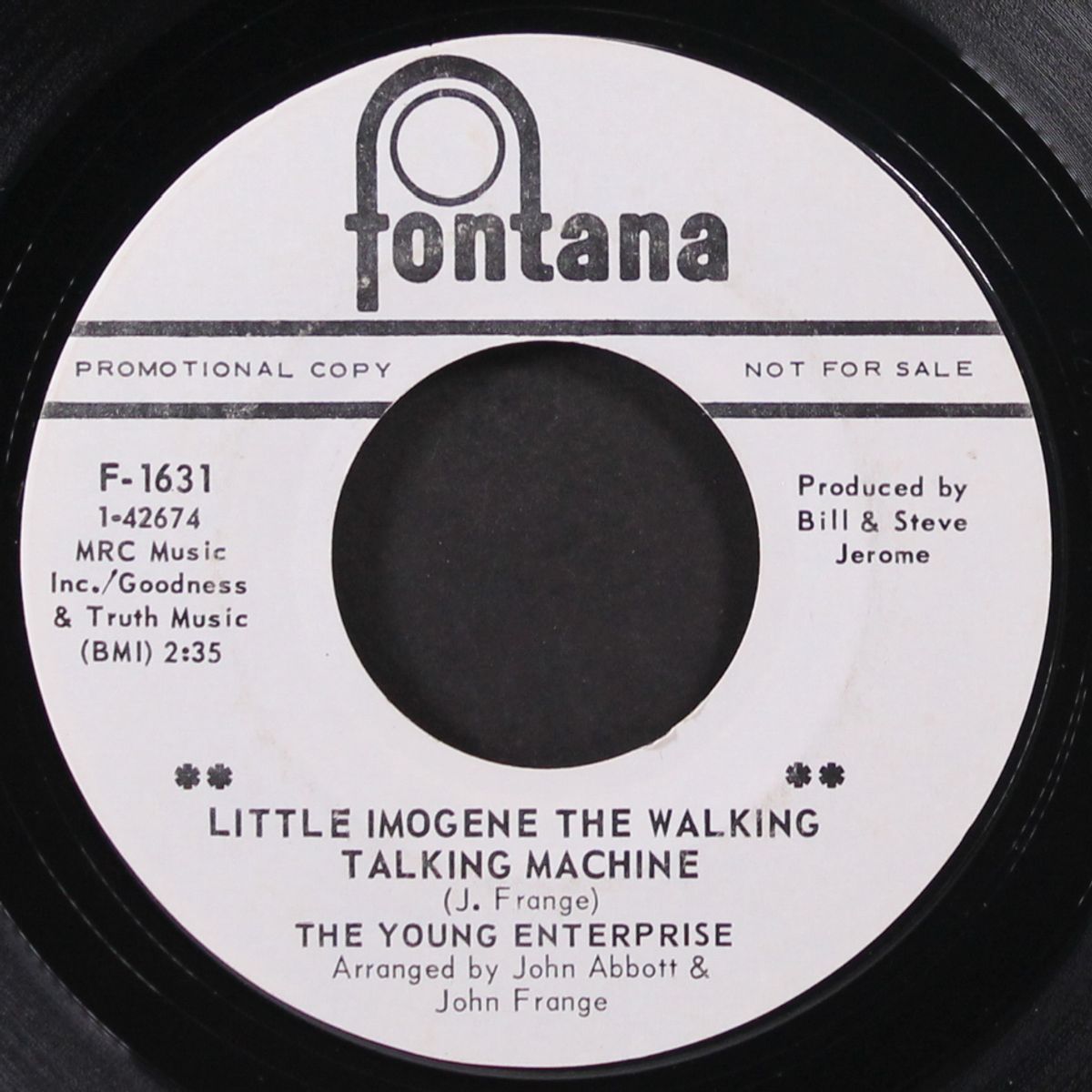 little imogene the walking talking machine / watch out for the other guy by YOUNG ENTERPRISE