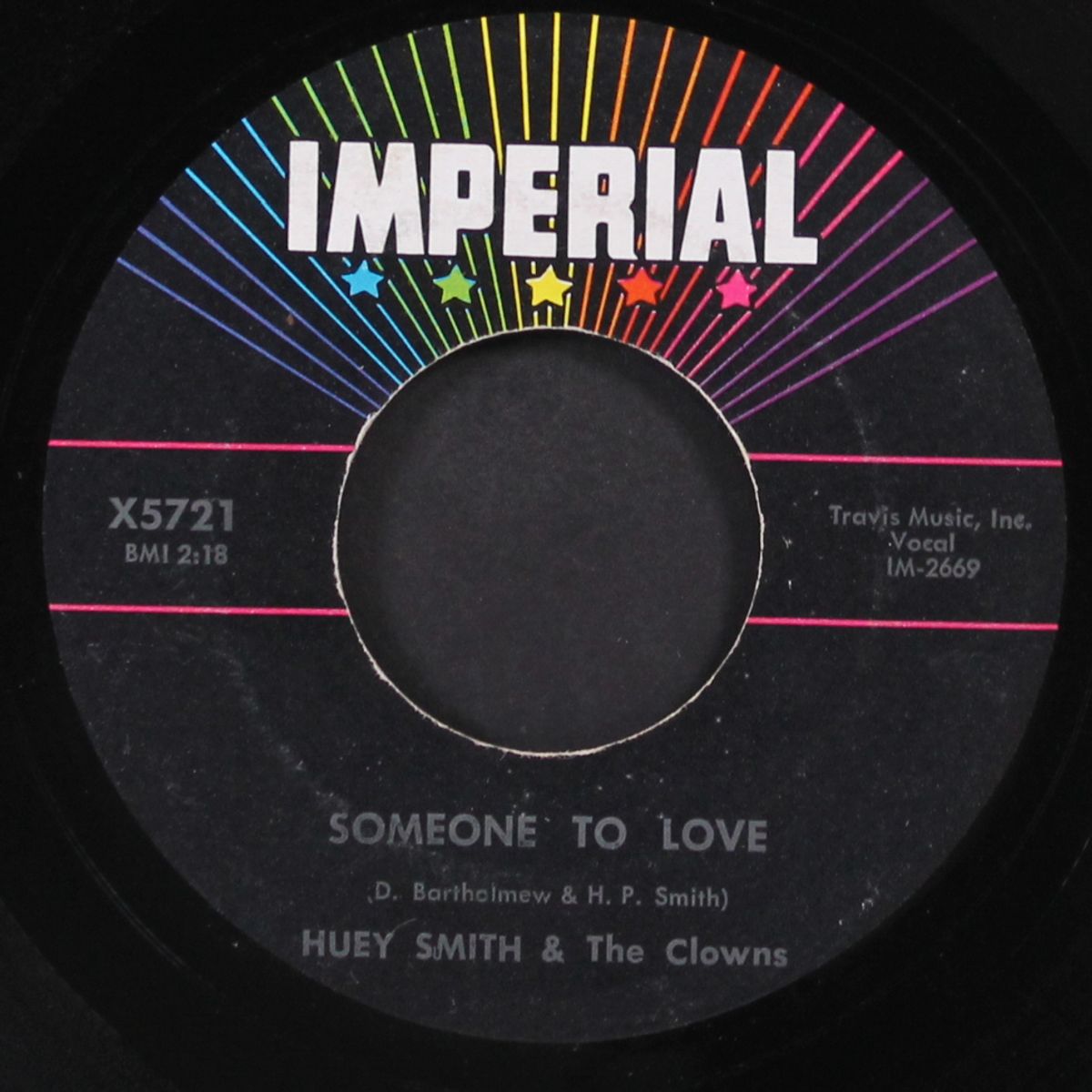someone to love / the little moron by HUEY SMITH