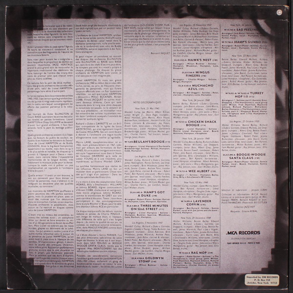 sweatin' with hamp, 1945-50 by LIONEL HAMPTON