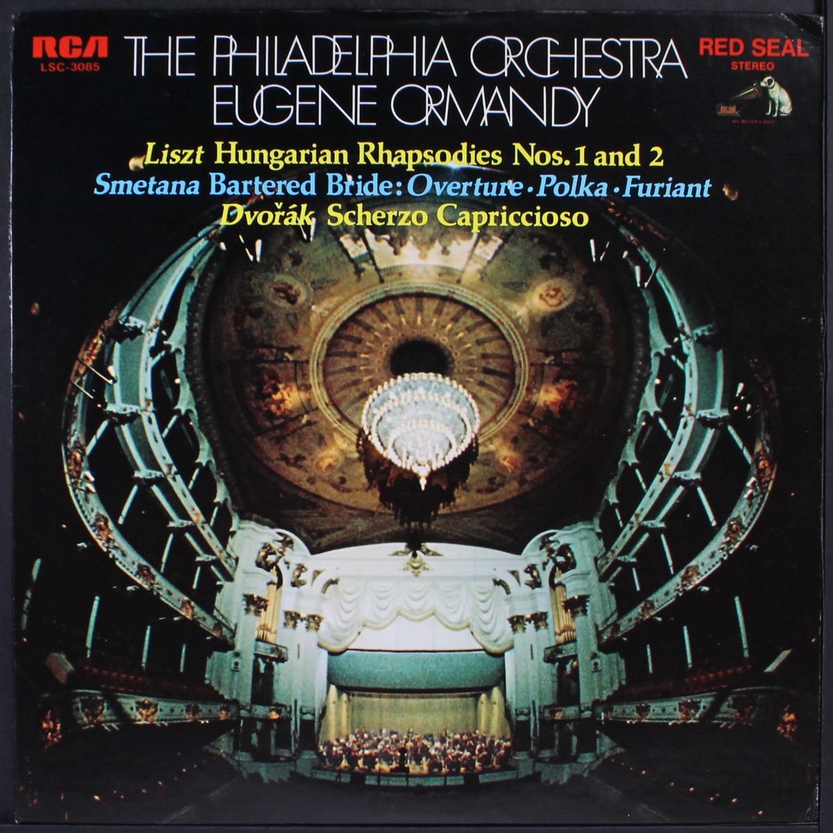 liszt: hungarian rhapsodies, etc. by EUGENE ORMANDY