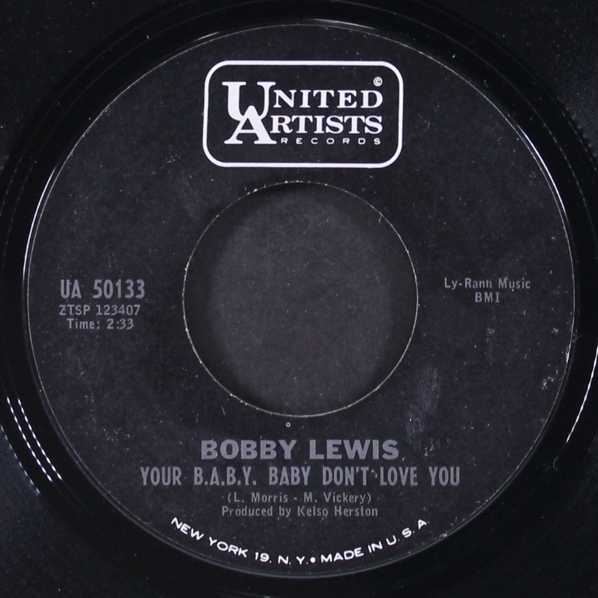 your b.a.b.y. baby don't love you / two of the usual by BOBBY LEWIS